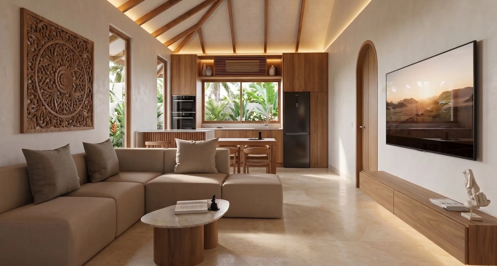 Interior or architectural detail of the Villa Dune