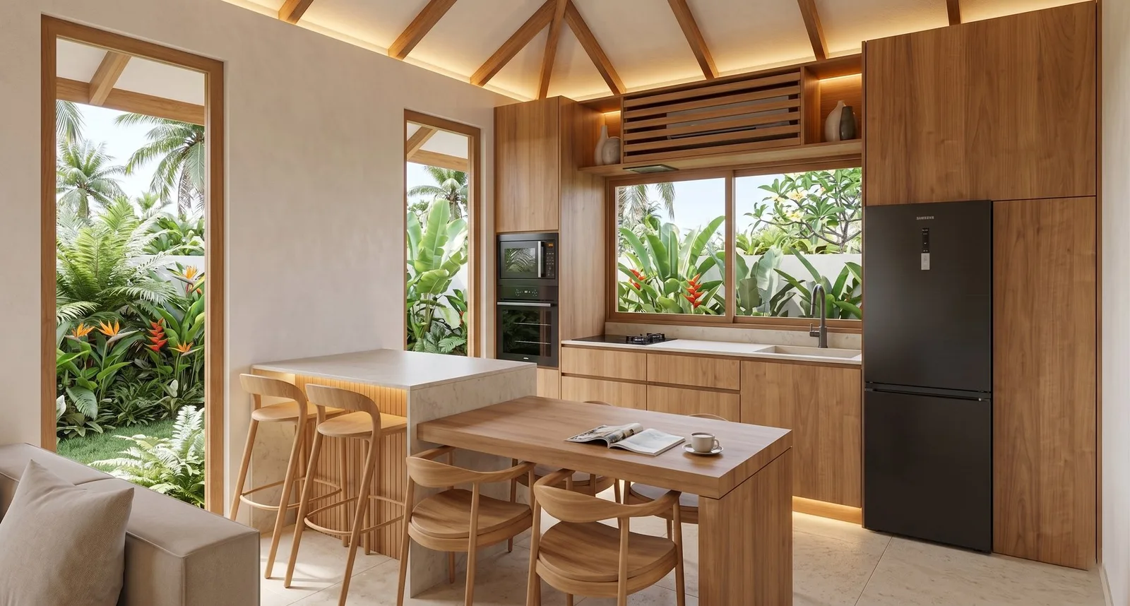 Project render of the Villa Dune (3 of 5)